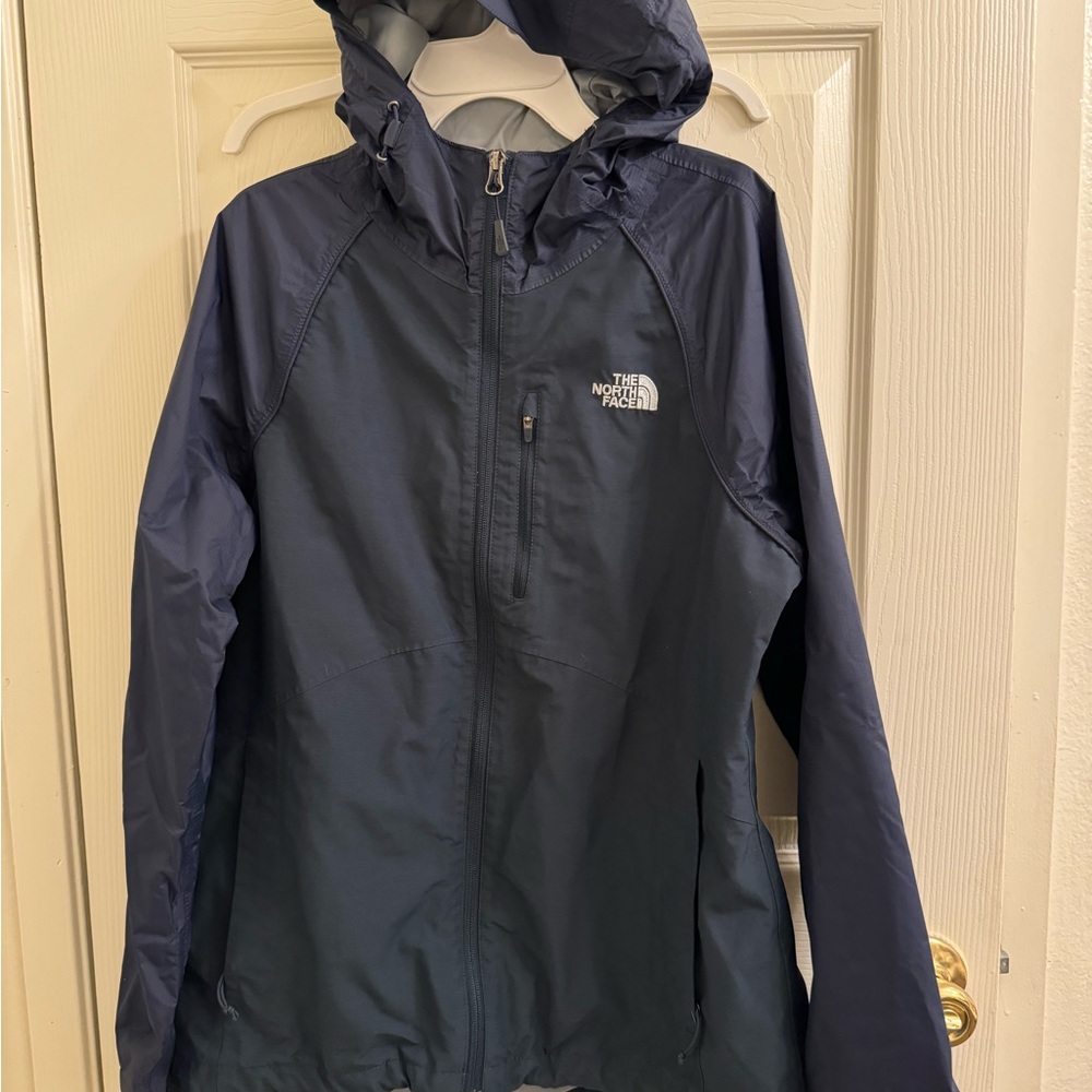 The North Face Blue Ski Jacket with Attached Hood